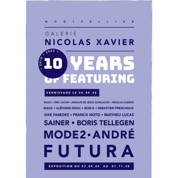 10 Years Of Featuring - La sérigraphie des 10 ans de la galerie