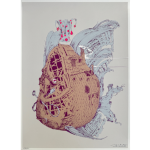 Nubian Creature 70x50cm Serigraphie 2017