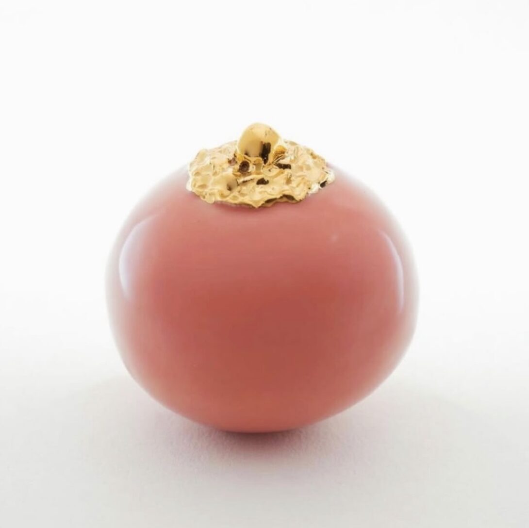 Bulle Derouette, céramique émaillée rehaussée d'or